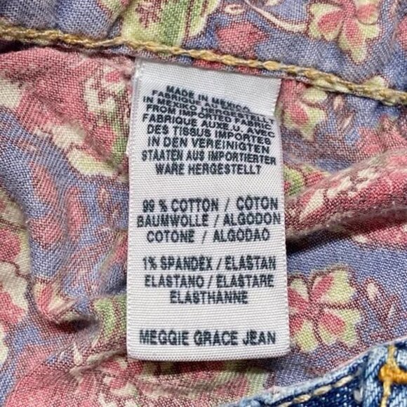 Vintage Lucky Brand Jeans Women's 4/27 Meggie Grace Low Rise Boot Y2K Button Fly - Picture 15 of 16